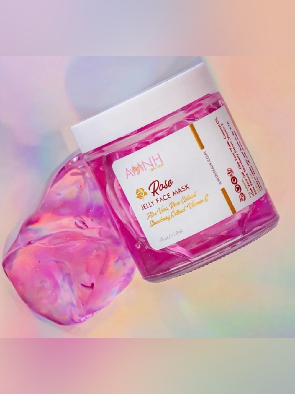 Aminnah AMNH Rose Jelly Face Mask - NEW